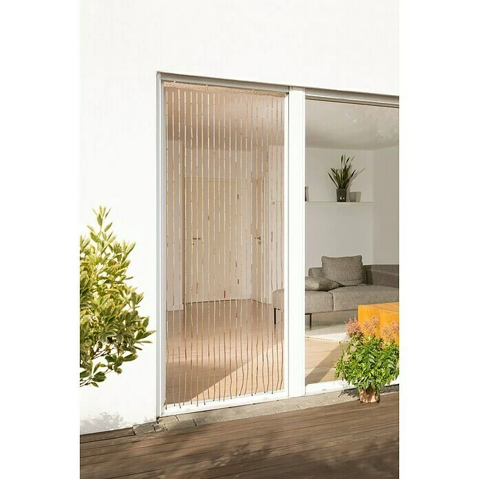 BAUHAUS Perlenvorhang Tonkin Natur, 90 X 200 Cm 2 BAUHAUS Perlenvorhang Tonkin Natur, 90 X 200 Cm – Bild 2