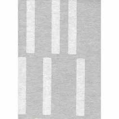 BAUHAUS Expo Ambiente Flächenvorhang Piano Weiß, 100 % Polyester, 60 X 300 Cm