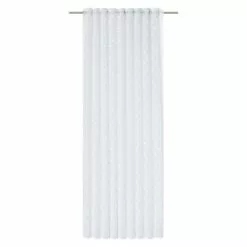 BAUHAUS Elbersdrucke Schlaufenschal Fluffy Dots Weiß, 100% Polyester