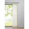 BAUHAUS Ösenschal Transparent B X H: 135 X 300 Cm, 100 % Polyester, Ecru