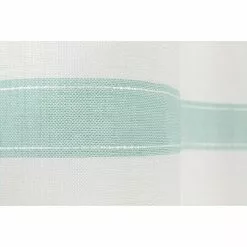 BAUHAUS Elbersdrucke Ösenschal Ida 140 X 255 Cm, 100 % Polyester, Weiß/Mint -BAUHAUS 12 642