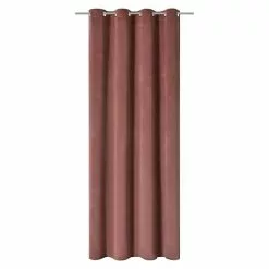 BAUHAUS Elbersdrucke Ösenschal Cosy Altrosa, 100% Polyester