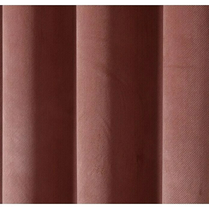 BAUHAUS Elbersdrucke Ösenschal Cosy Altrosa, 100% Polyester 2 BAUHAUS Elbersdrucke Ösenschal Cosy Altrosa, 100% Polyester – Bild 2