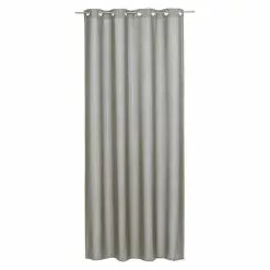 BAUHAUS Elbersdrucke Ösenschal Lino Dunkelbeige, B X H: 140 Cm X 300 Mm, 100% Polyester