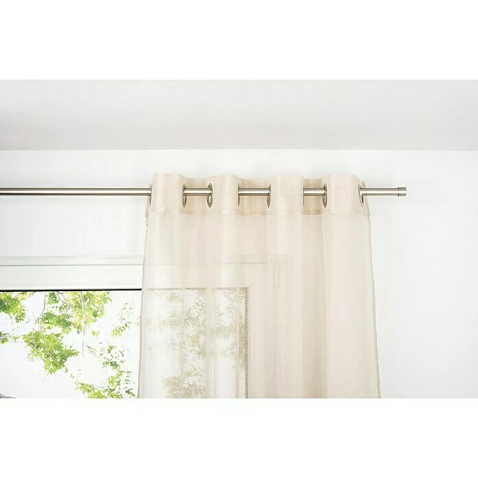 BAUHAUS Ösenschal Soft B X H: 135 X 245 Cm, 100 % Polyester, Sand 1 BAUHAUS Ösenschal Soft B X H: 135 X 245 Cm, 100 % Polyester, Sand