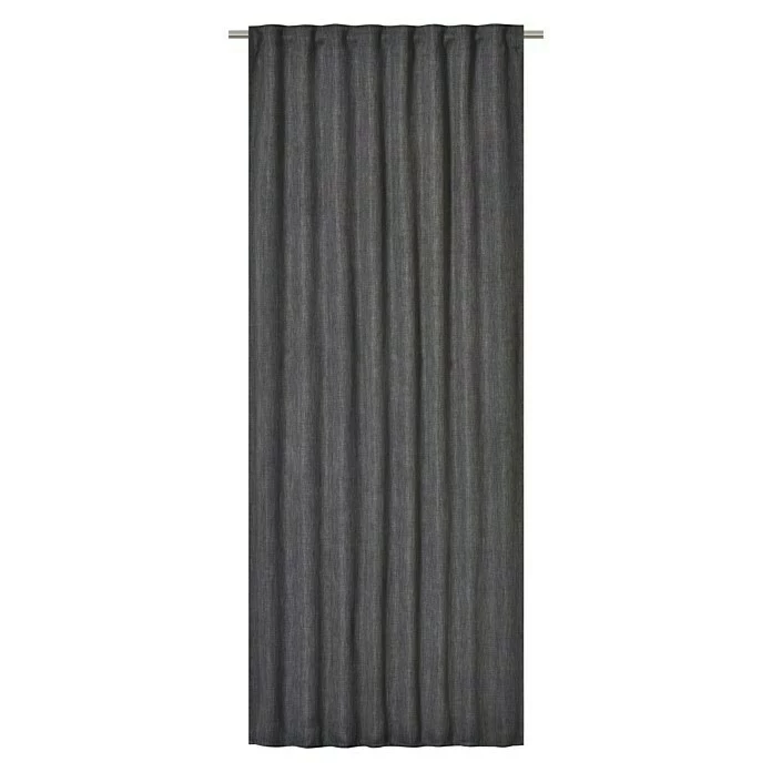 BAUHAUS Elbersdrucke Verdunkelungsvorhang Monza Dunkelgrau, 100% Polyester 4 BAUHAUS Elbersdrucke Verdunkelungsvorhang Monza Dunkelgrau, 100% Polyester – Bild 4