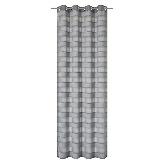 BAUHAUS Elbersdrucke Ösenschal Jonte 140 X 255 Cm, Grau, 100% Polyester 1 BAUHAUS Elbersdrucke Ösenschal Jonte 140 X 255 Cm, Grau, 100% Polyester