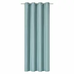 BAUHAUS Elbersdrucke Ösenschal Lino Mint, 100% Polyester