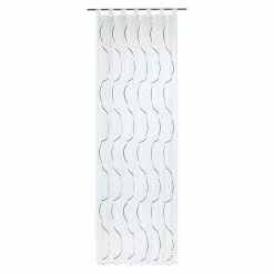 BAUHAUS Elbersdrucke Schlaufenschal Serpentine Weiß/Anthrazit, B X H: 140 X 255 Cm, 100 % Polyester