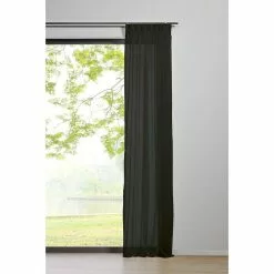 BAUHAUS Schlaufenschal Transparent B X H: 135 X 245 Cm, 100 % Polyester, Schwarz