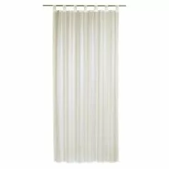 BAUHAUS Elbersdrucke Schlaufenschal Streifenvoile 140 X 245 Cm, 100 % Polyester, Champagner