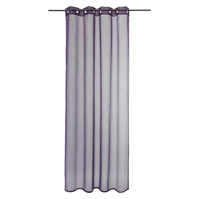 BAUHAUS Expo Ambiente Ösenschal Mia 135 X 245 Cm, 100 % Polyester, Lila 1 BAUHAUS Expo Ambiente Ösenschal Mia 135 X 245 Cm, 100 % Polyester, Lila