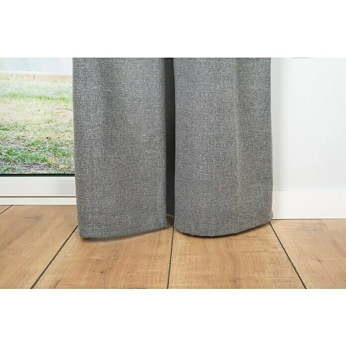 BAUHAUS Schlaufenschal Chalet B X H: 135 X 300 Cm, 100 % Polyester, Grau 5 BAUHAUS Schlaufenschal Chalet B X H: 135 X 300 Cm, 100 % Polyester, Grau – Bild 5