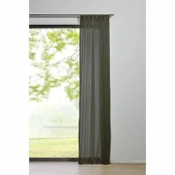 BAUHAUS Schlaufenschal Transparent B X H: 135 X 300 Cm, 100 % Polyester, Grau