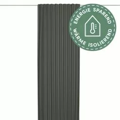 BAUHAUS Elbersdrucke Verdunkelungsvorhang Midnight 140 X 255 Cm, 100 % Polyester, Dunkelgrau