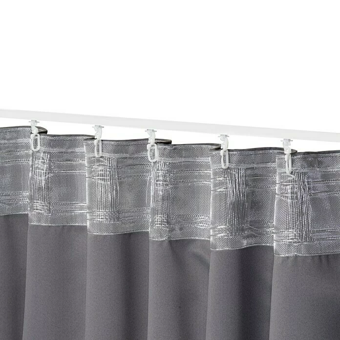 BAUHAUS Elbersdrucke Verdunkelungsvorhang Midnight 140 X 255 Cm, 100 % Polyester, Dunkelgrau 5 BAUHAUS Elbersdrucke Verdunkelungsvorhang Midnight 140 X 255 Cm, 100 % Polyester, Dunkelgrau – Bild 5
