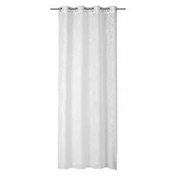 BAUHAUS Rasch Home Ösenschal Zig Zag 140 X 255 Cm, 100 % Polyester, Offwhite