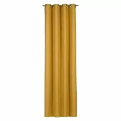 BAUHAUS Ösenschal Fabricio B X H: 140 X 245 Cm, 100 % Polyester, Senf