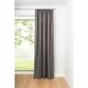 BAUHAUS Schlaufenschal Leinen-Look B X H: 135 X 245 Cm, 100 % Polyester, Grau