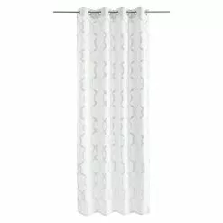 BAUHAUS Expo Ambiente Ösenschal Fynn 135 X 245 Cm, 100 % Polyester, Weiß