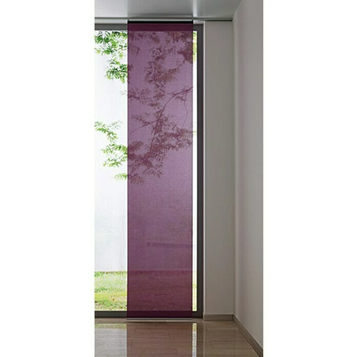 BAUHAUS Expo Ambiente Flächenvorhang Basic Brombeere, 100 % Polyester, B X H: 60 X 300 Cm 3 BAUHAUS Expo Ambiente Flächenvorhang Basic Brombeere, 100 % Polyester, B X H: 60 X 300 Cm – Bild 3