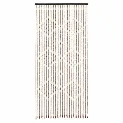 BAUHAUS Perlenvorhang Ganges Mahagoni, 90 X 200 Cm