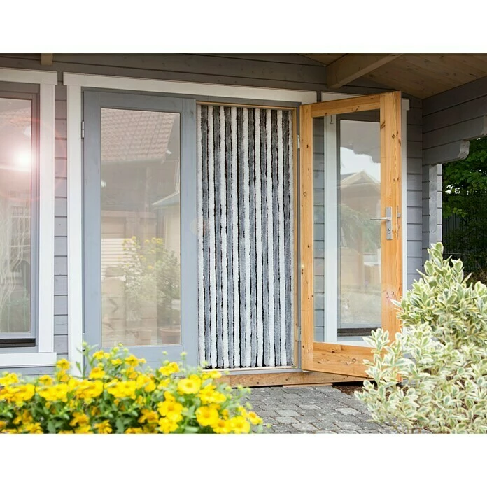 BAUHAUS Conacord Dekovorhang Flauschi Silber/Weiß, 100 X 200 Cm, 100 % Polyester 2 BAUHAUS Conacord Dekovorhang Flauschi Silber/Weiß, 100 X 200 Cm, 100 % Polyester – Bild 2