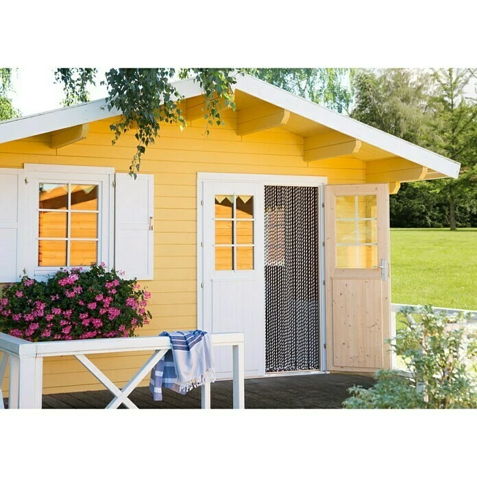 BAUHAUS Conacord Fadenvorhang Seil Beige/Schwarz, 90 X 200 Cm, 100 % Baumwolle 2 BAUHAUS Conacord Fadenvorhang Seil Beige/Schwarz, 90 X 200 Cm, 100 % Baumwolle – Bild 2