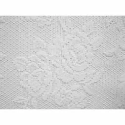 BAUHAUS Elbersdrucke Bistrogardine Rosanne 160 X 45 Cm, 100 % Polyester, Floral, Weiß -BAUHAUS 12 910