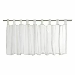 BAUHAUS Elbersdrucke Bistrogardine Casa Beige, 140 X 48 Cm, 80 % Polyester, 20 % Leinen