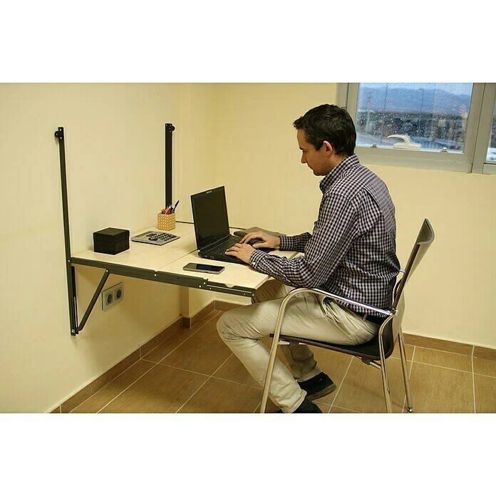 BAUHAUS Simonrack Simonflex Hängeregal L X B X H: 40 X 80 X 112,5 Cm, Einklappbar, Anthrazit/Ark 4 BAUHAUS Simonrack Simonflex Hängeregal L X B X H: 40 X 80 X 112,5 Cm, Einklappbar, Anthrazit/Ark – Bild 4