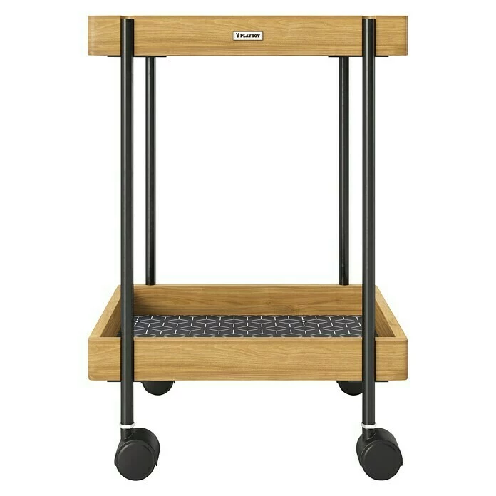 BAUHAUS Phönix Playboy Beistellwagen Nancy L X B X H: 30 X 46 X 57 Cm, Braun 2 BAUHAUS Phönix Playboy Beistellwagen Nancy L X B X H: 30 X 46 X 57 Cm, Braun – Bild 2