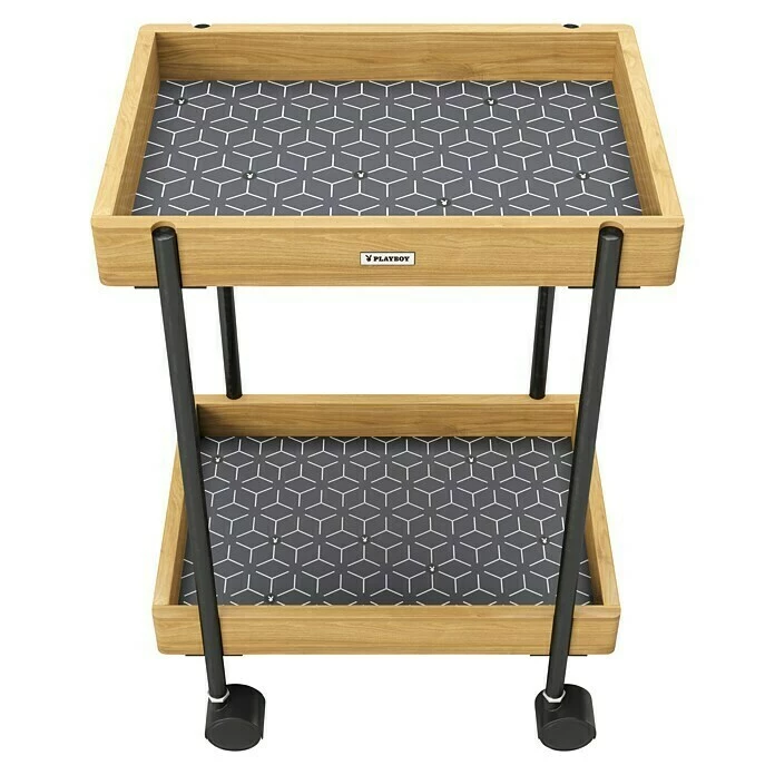 BAUHAUS Phönix Playboy Beistellwagen Nancy L X B X H: 30 X 46 X 57 Cm, Braun 4 BAUHAUS Phönix Playboy Beistellwagen Nancy L X B X H: 30 X 46 X 57 Cm, Braun – Bild 4