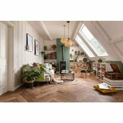 BAUHAUS Beistelltisch Ø X H: 53 X 33 Cm, Natur/Schwarz, Metall -BAUHAUS 12 957