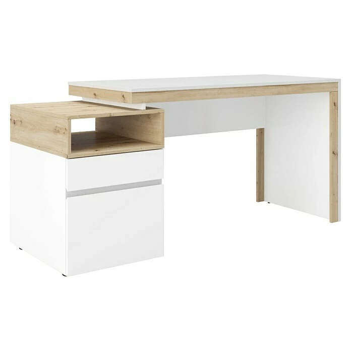 BAUHAUS Phönix Schreibtisch Santiago L X B X H: 60 X 160 X 76 Cm 1 BAUHAUS Phönix Schreibtisch Santiago L X B X H: 60 X 160 X 76 Cm