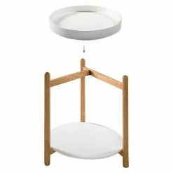 BAUHAUS Phönix Rubby Beistelltisch Ø X H: 40 X 45 Cm, Weiß -BAUHAUS 12 969