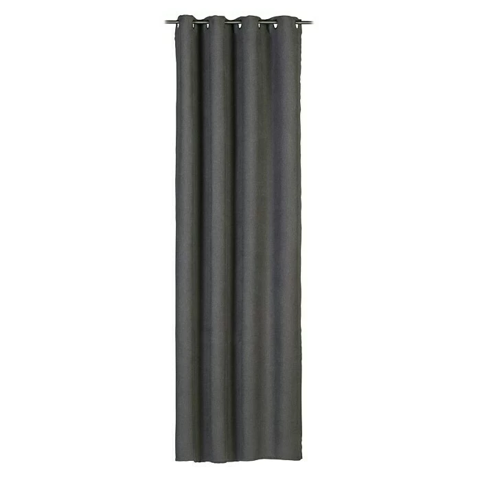 BAUHAUS Ösenschal Fabricio B X H: 140 X 245 Cm, 100 % Polyester, Anthrazit 1 BAUHAUS Ösenschal Fabricio B X H: 140 X 245 Cm, 100 % Polyester, Anthrazit